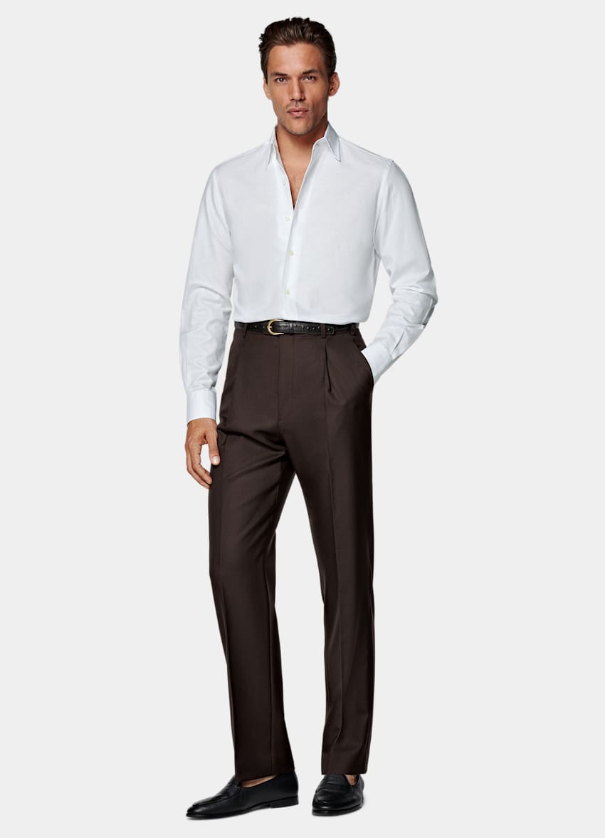 White Tailored Fit Shirt