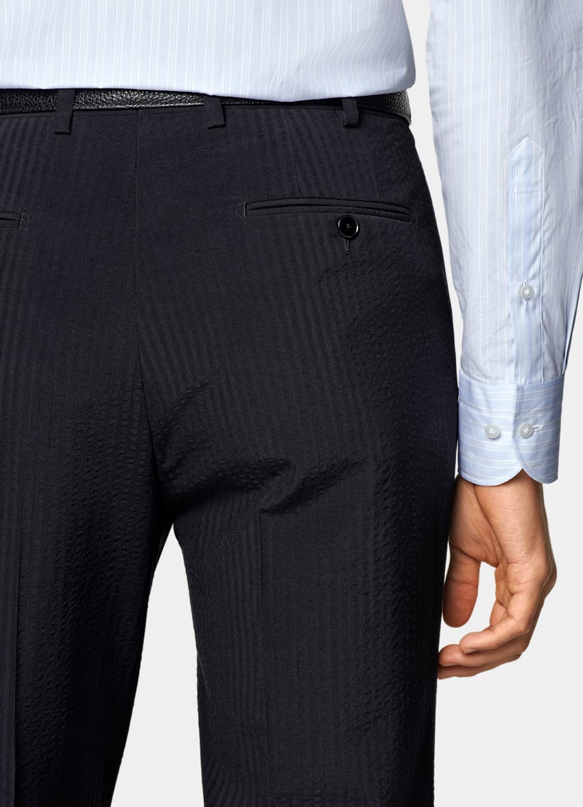 Navy Relaxed Fit Roma Suit