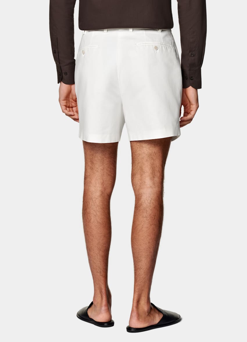 Off-White Straight Leg Shorts