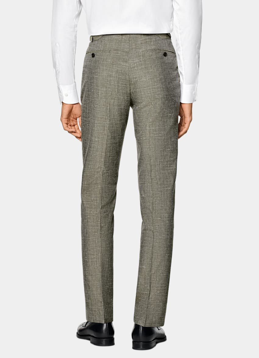 Light Green Tailored Fit Havana Suit