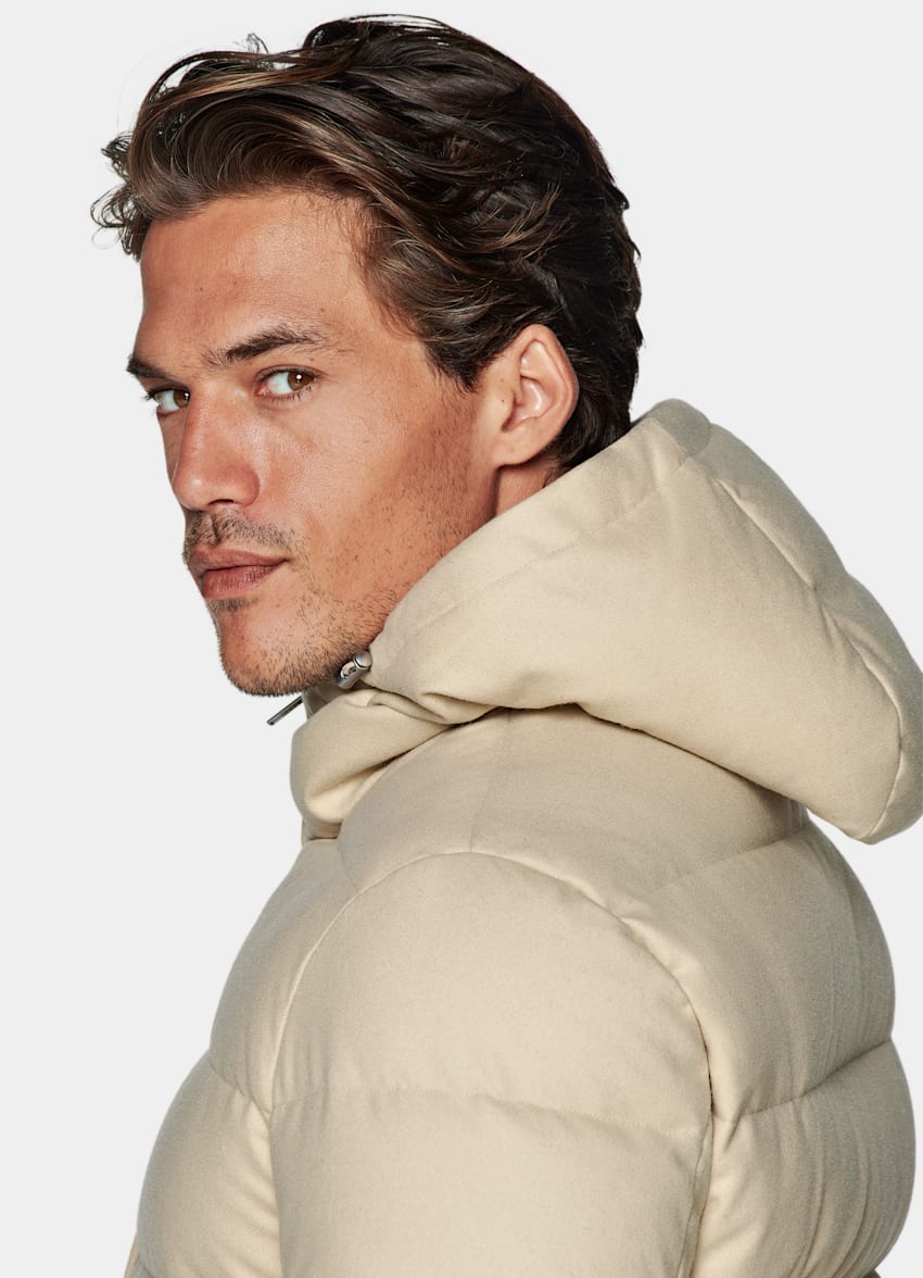 Light Brown Down Jacket