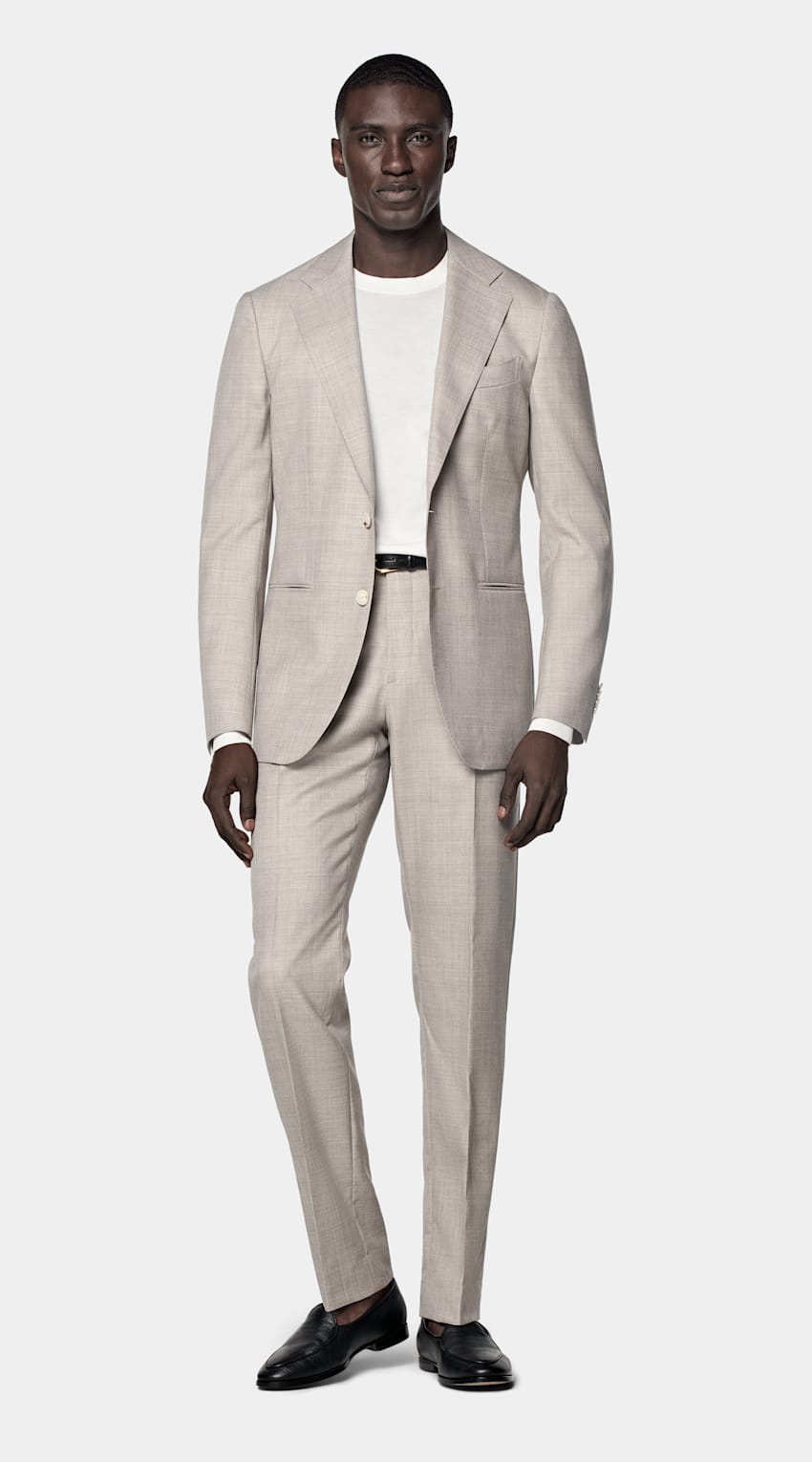 Light Brown Perennial Tailored Fit Havana Suit