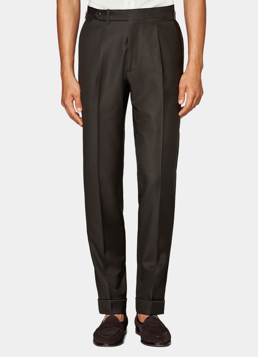 Dark Brown Perennial Tailored Fit Havana Suit