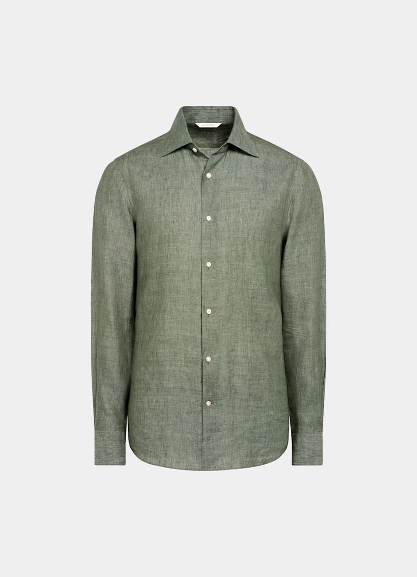 Mid Blue Tailored Fit Shirt