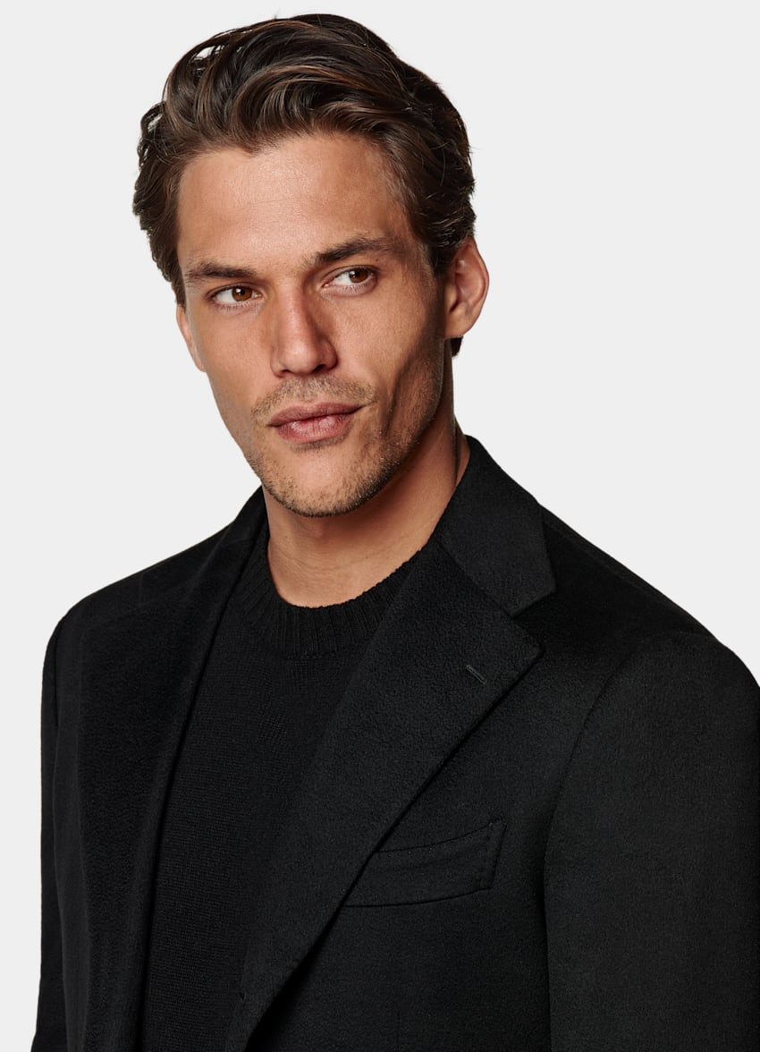 Black Relaxed Fit Roma Blazer