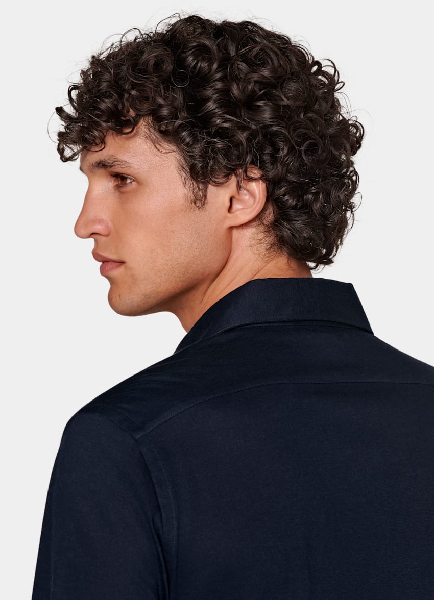 Navy Extra Slim Fit Shirt