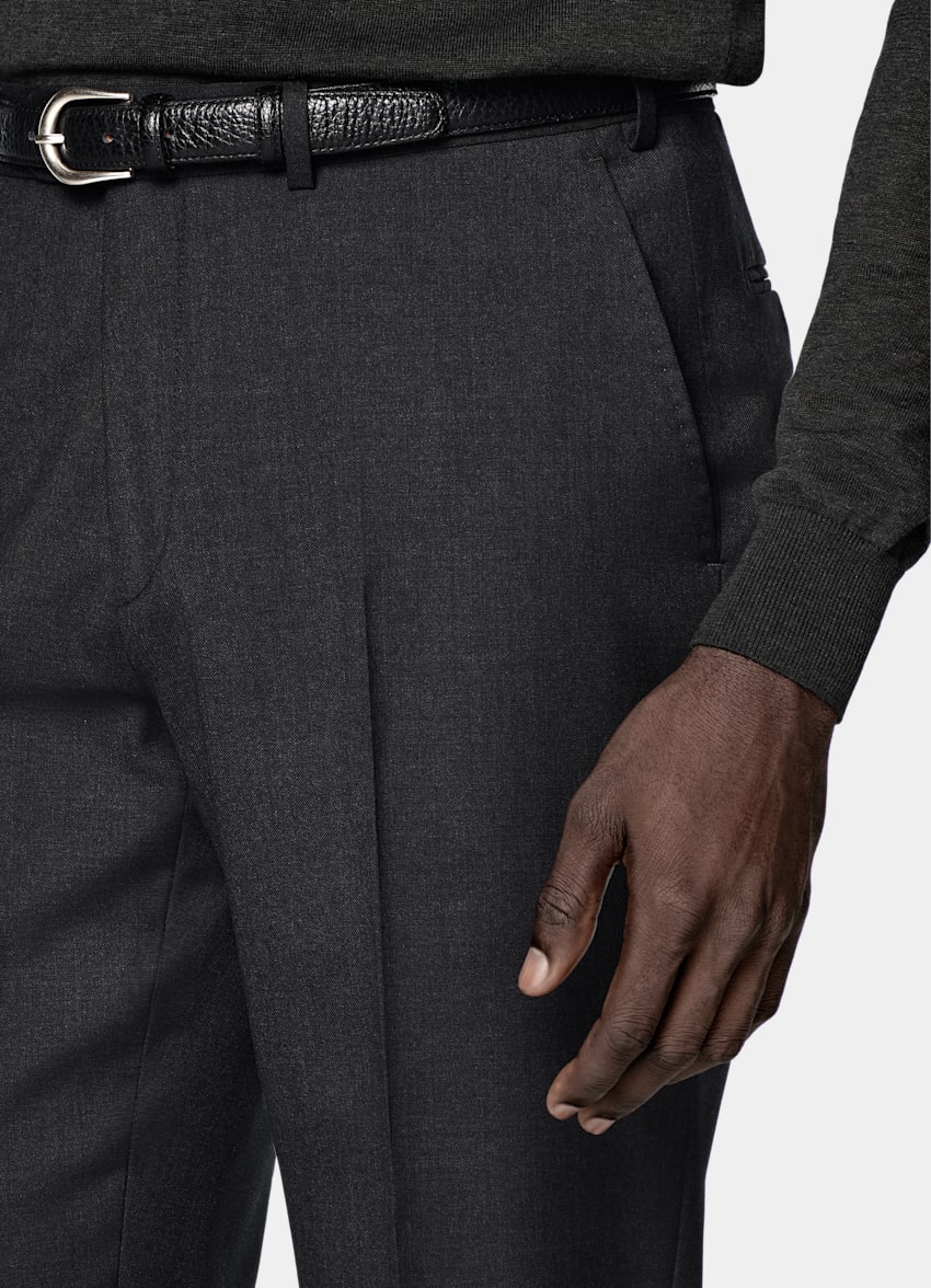 Dark Grey Perennial Tailored Fit Havana Suit
