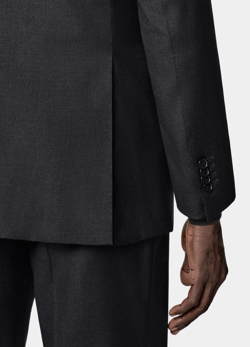 Dark Grey Perennial Tailored Fit Havana Suit