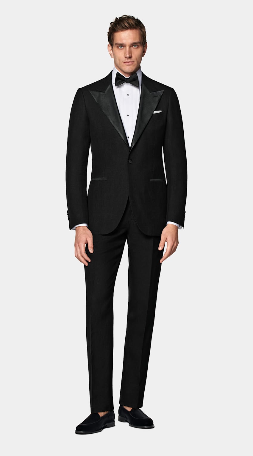 Black Tailored Fit Havana Tuxedo