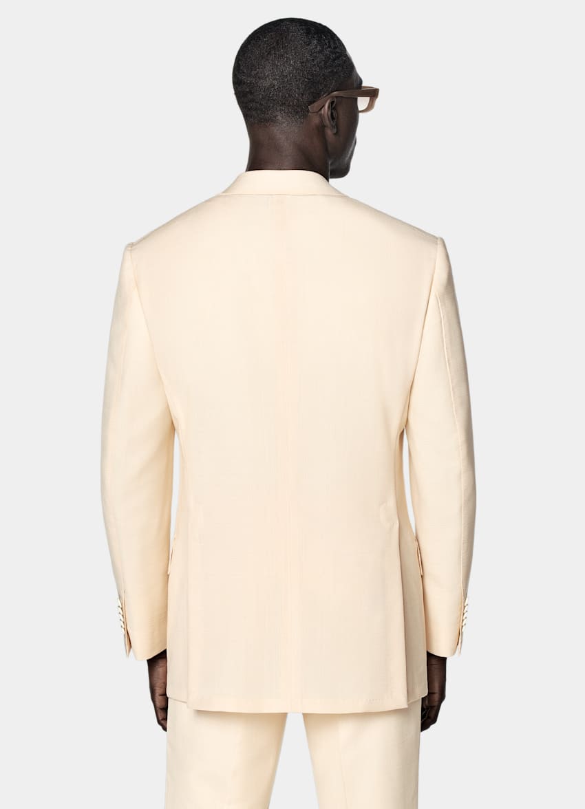 Light Yellow Tailored Fit Milano Suit