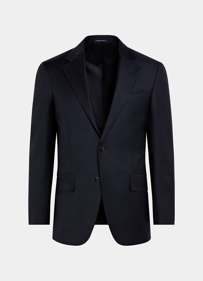 Navy Tailored Fit Havana Suit Jacket