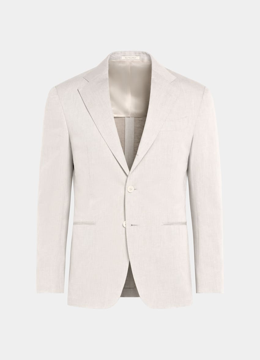 Light Taupe Tailored Fit Havana Suit