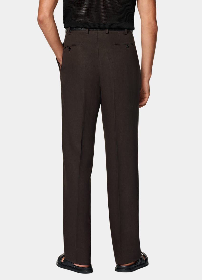 Mid Brown Tailored Fit Milano Suit