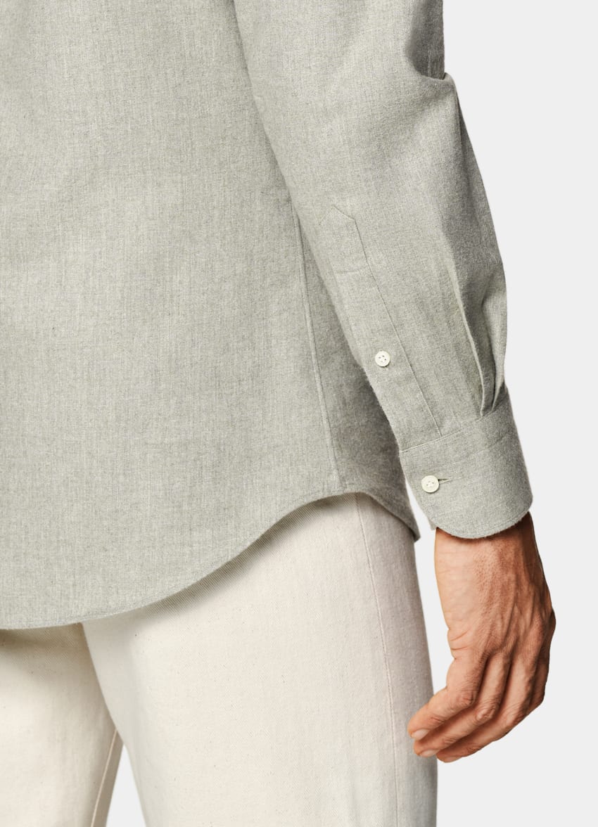 Light Green Tailored Fit Shirt