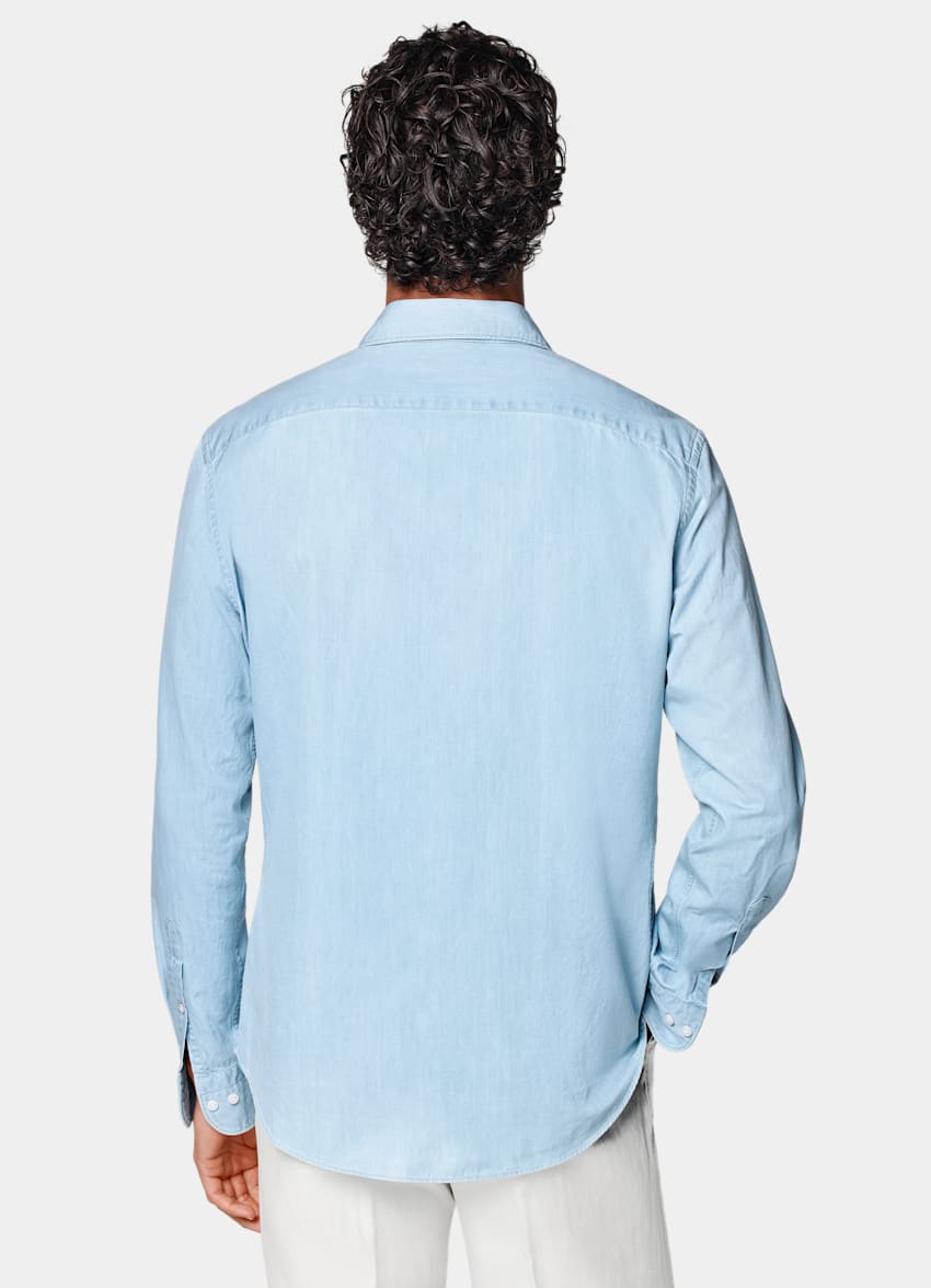 Light Blue Tailored Fit Shirt