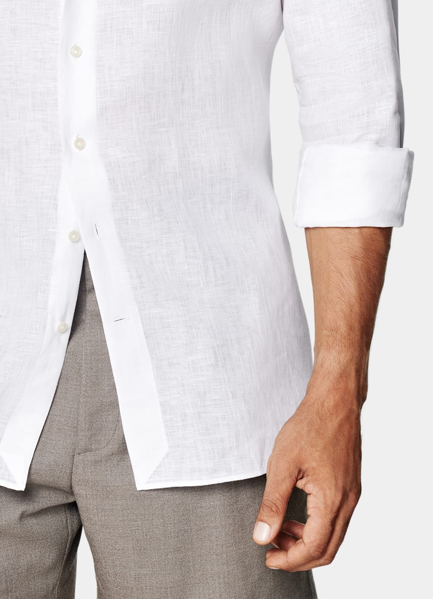 White Tailored Fit Shirt