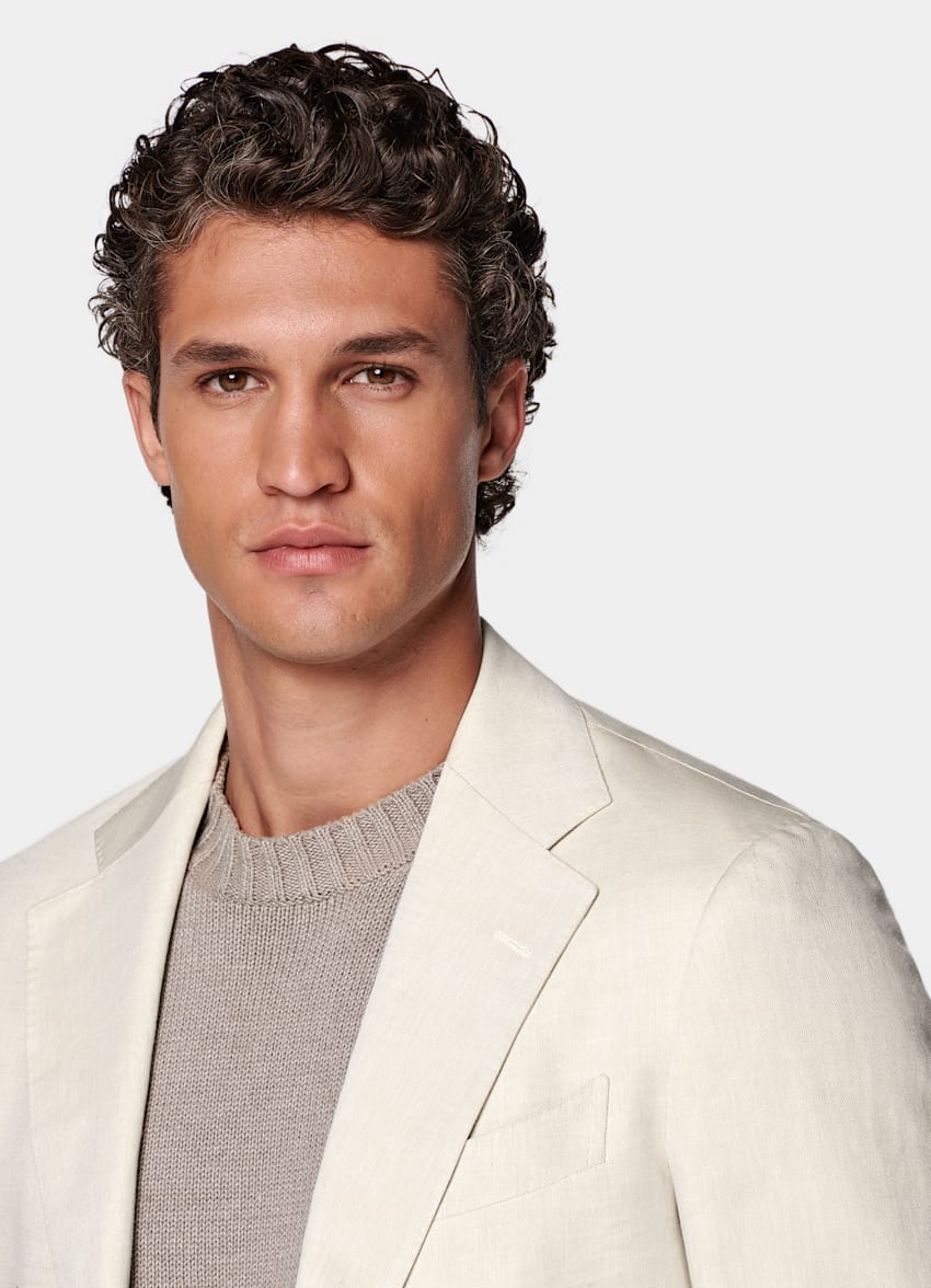 Sand Tailored Fit Havana Suit Jacket