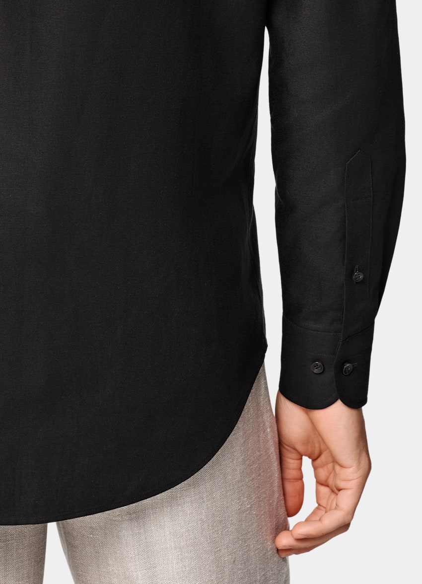 Black Relaxed Fit Shirt