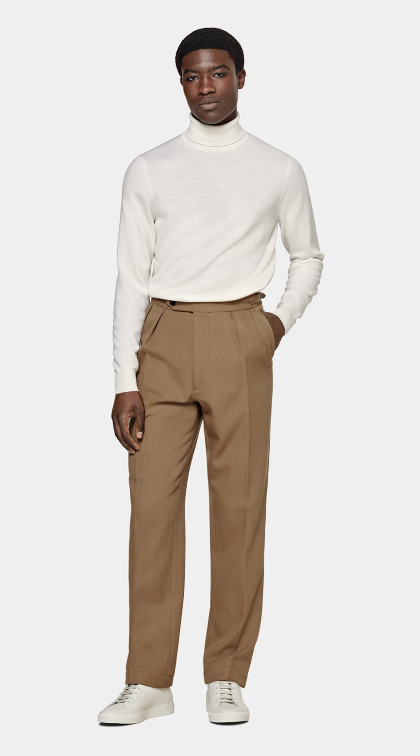 Off-White Merino Turtleneck