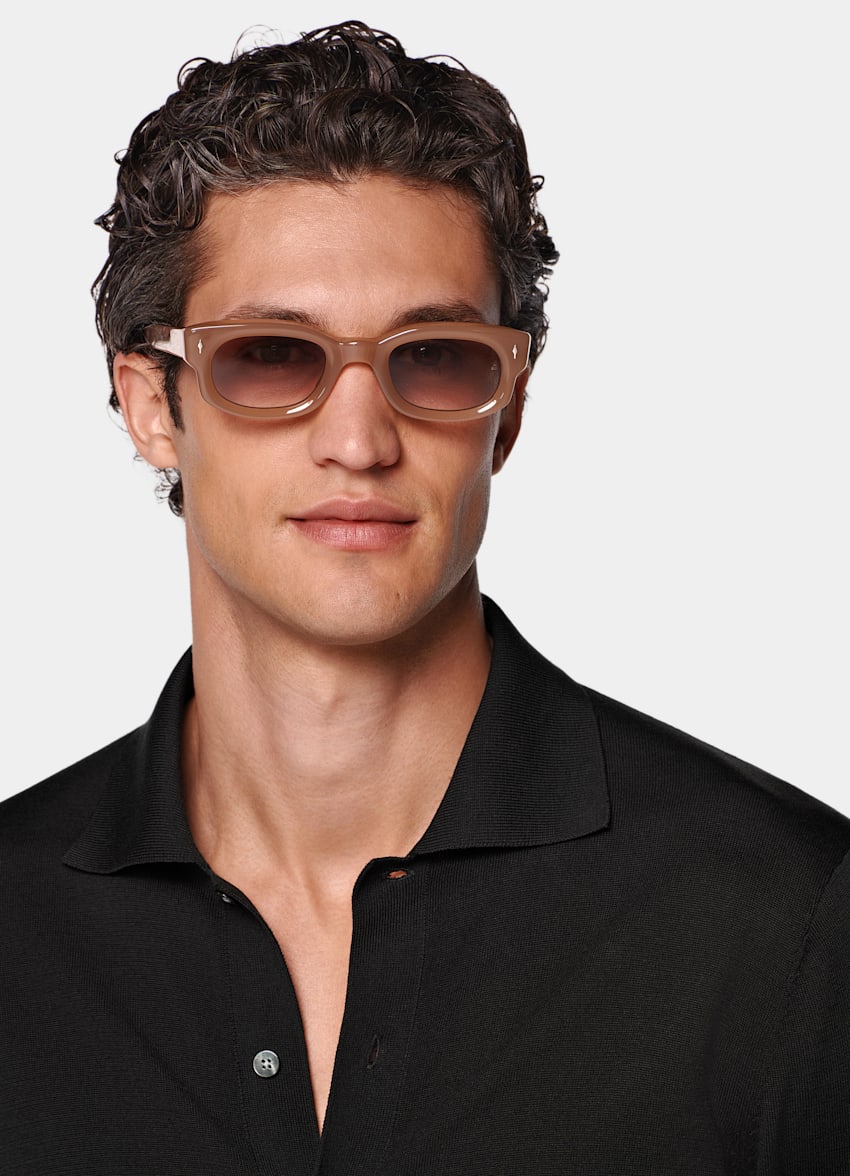 Black Long Sleeve Polo Cardigan