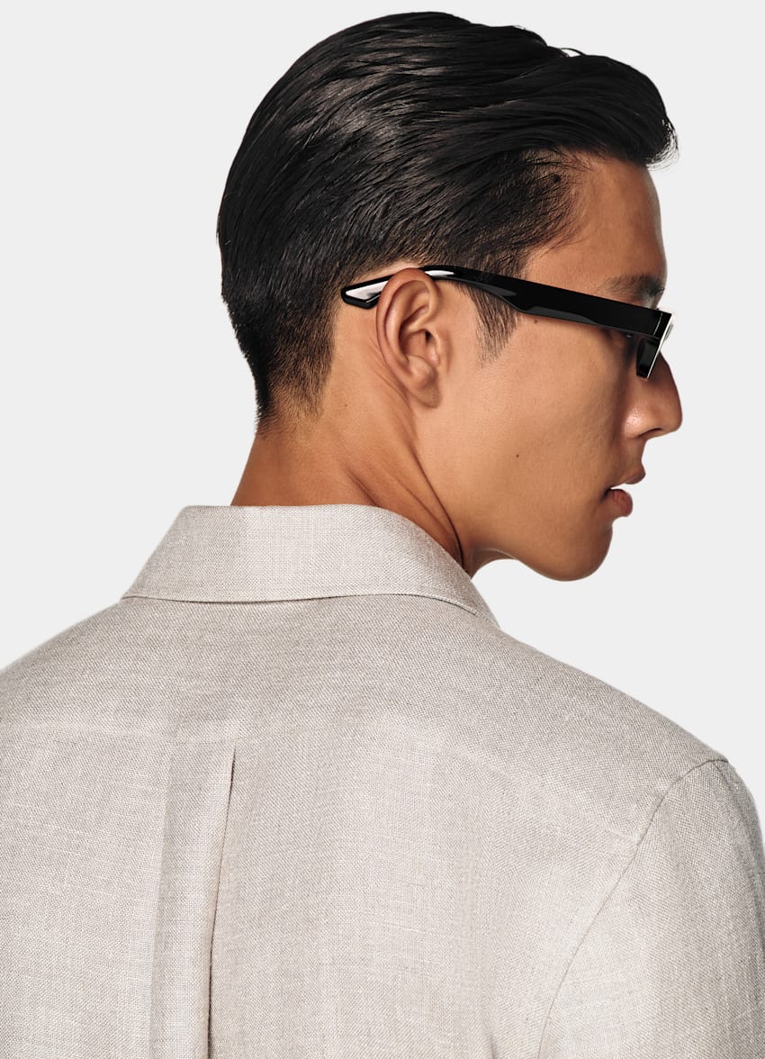 Light Taupe Relaxed Fit Shirt