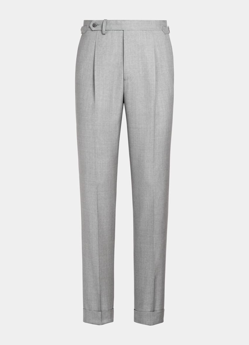 Light Grey Tailored Fit Havana Suit