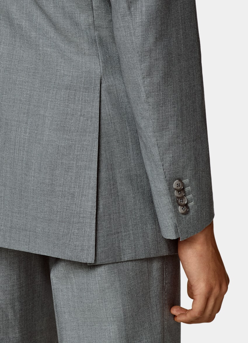 Light Grey Perennial Tailored Fit Havana Suit