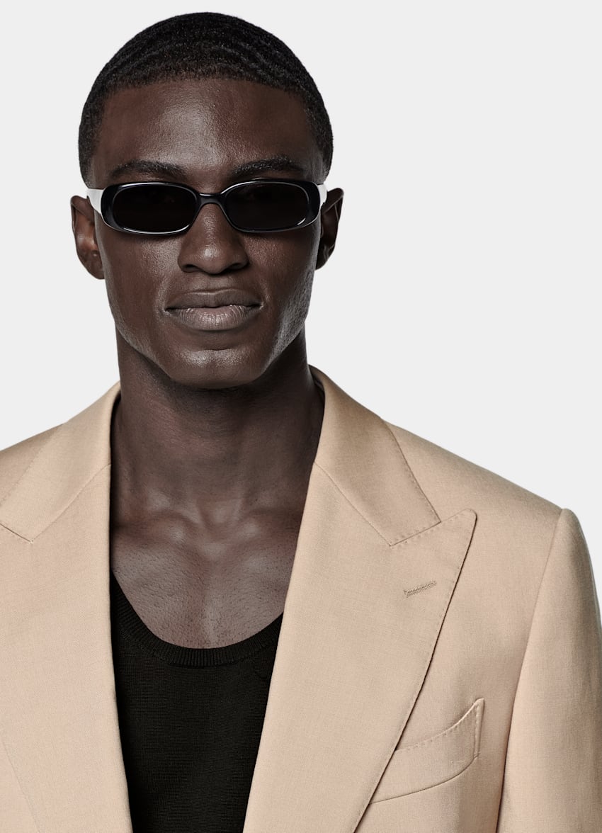 Mid Brown Tailored Fit Milano Suit