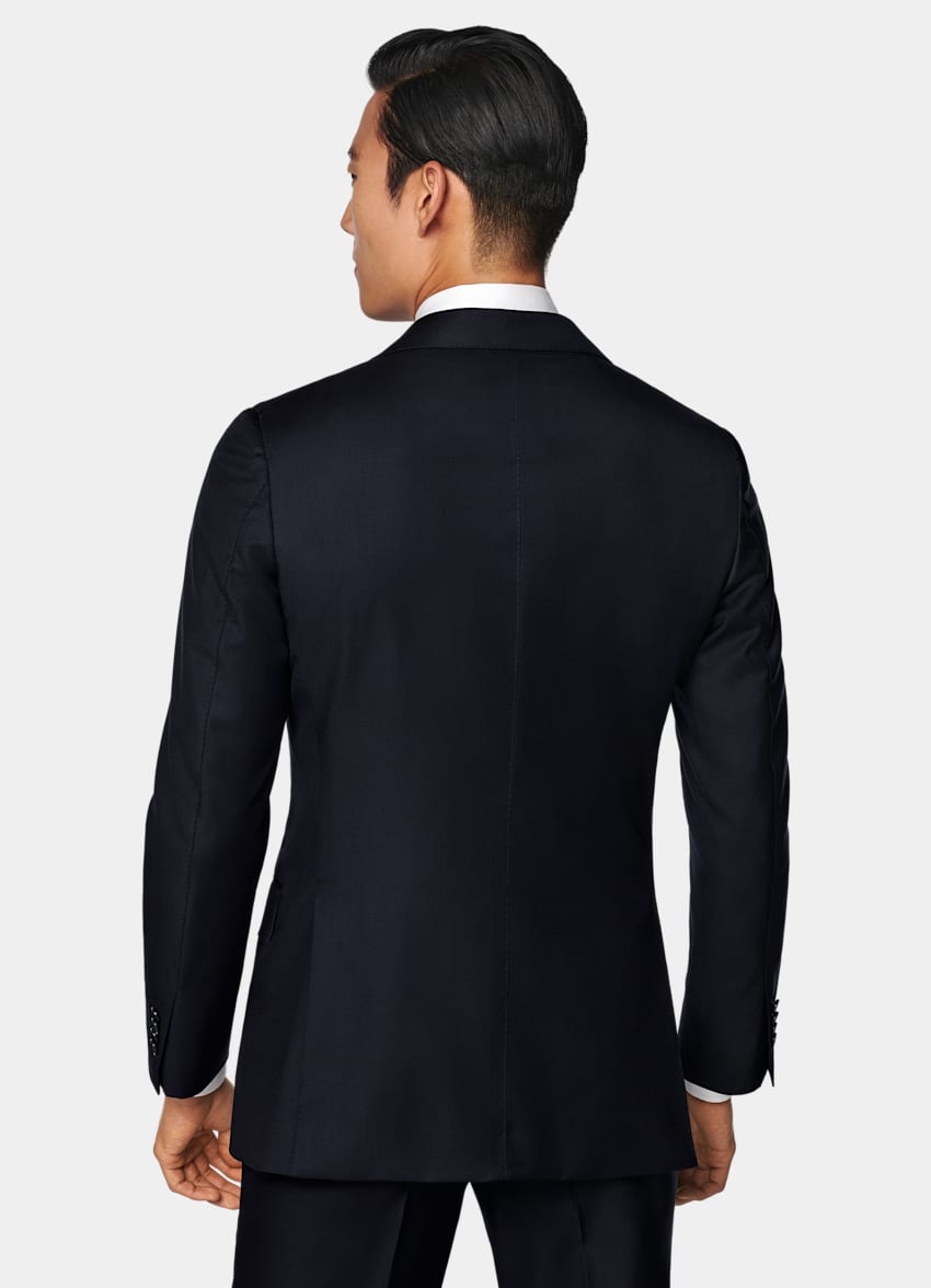 Navy Three-Piece Tailored Fit Havana Suit