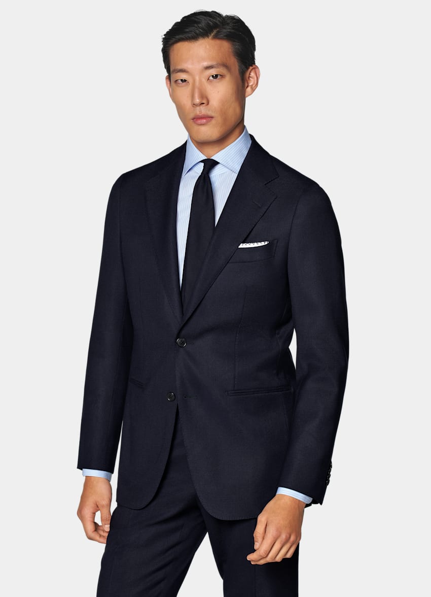 Navy Perennial Tailored Fit Havana Suit