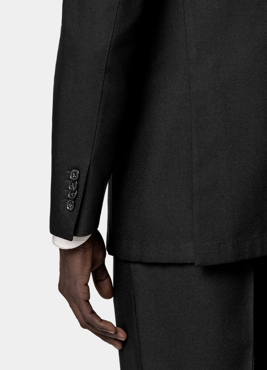 Black Tailored Fit Havana Suit