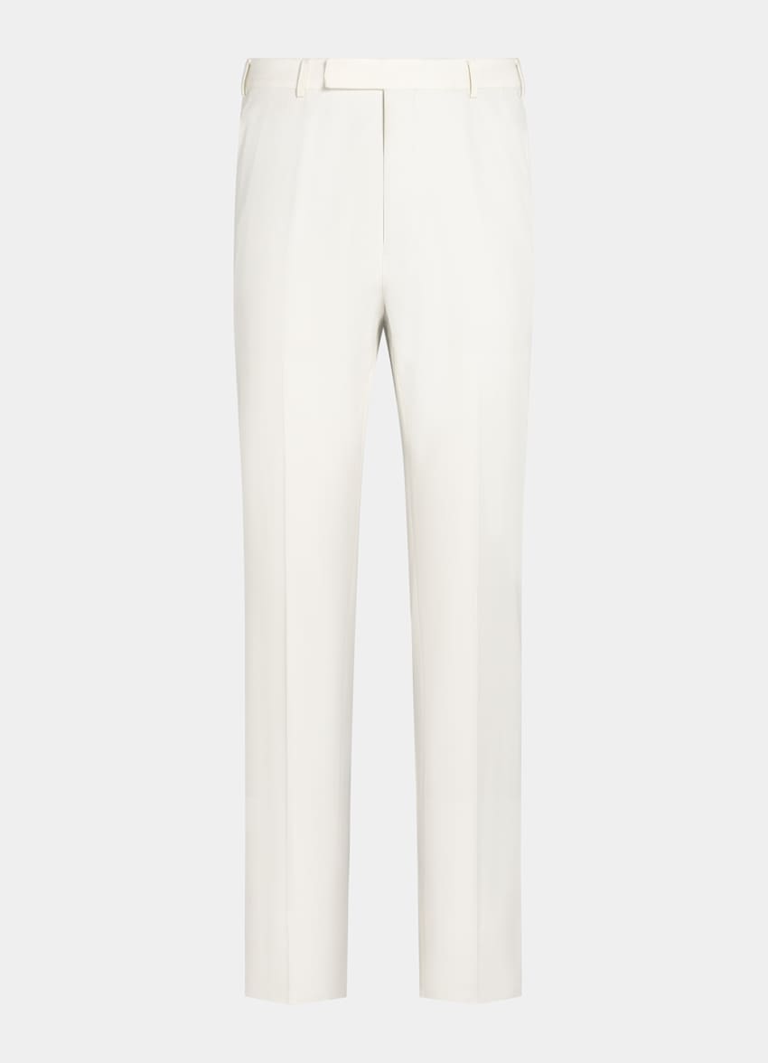 Off-White Straight Leg Pants
