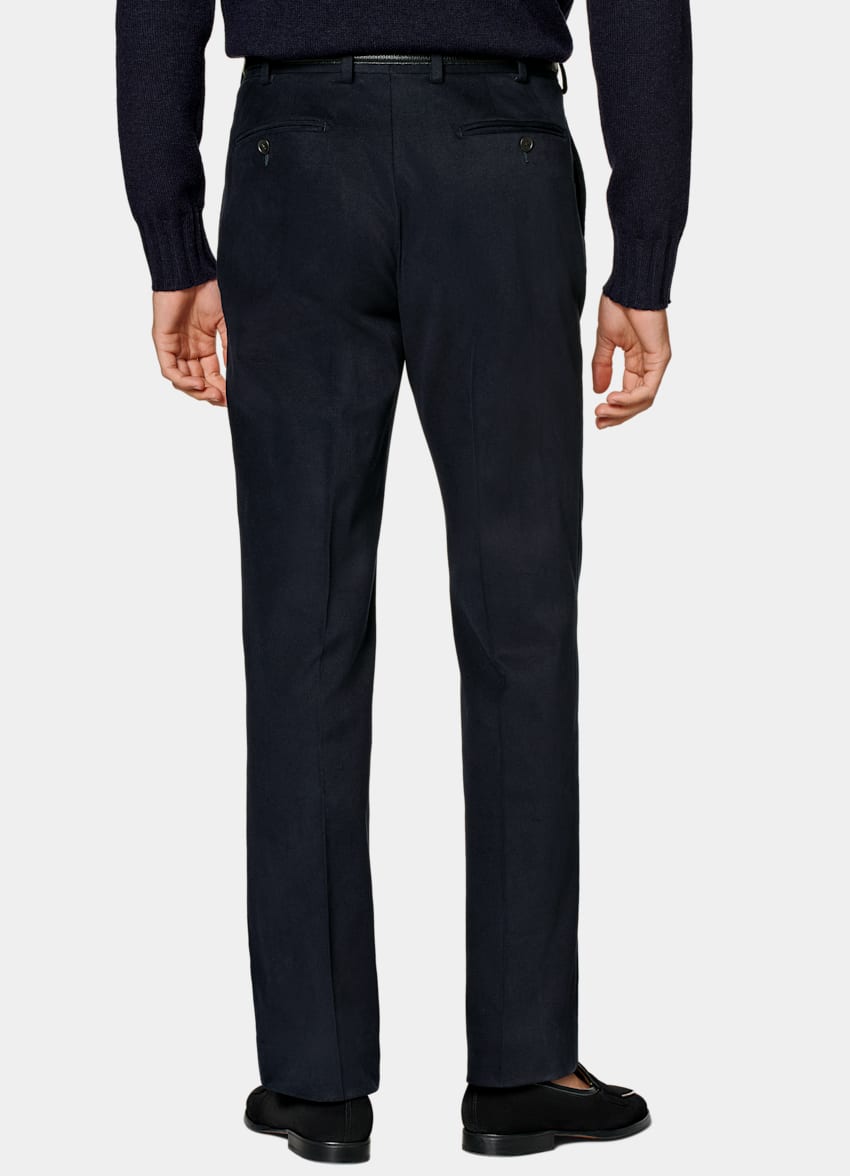 Navy Straight Leg Pants