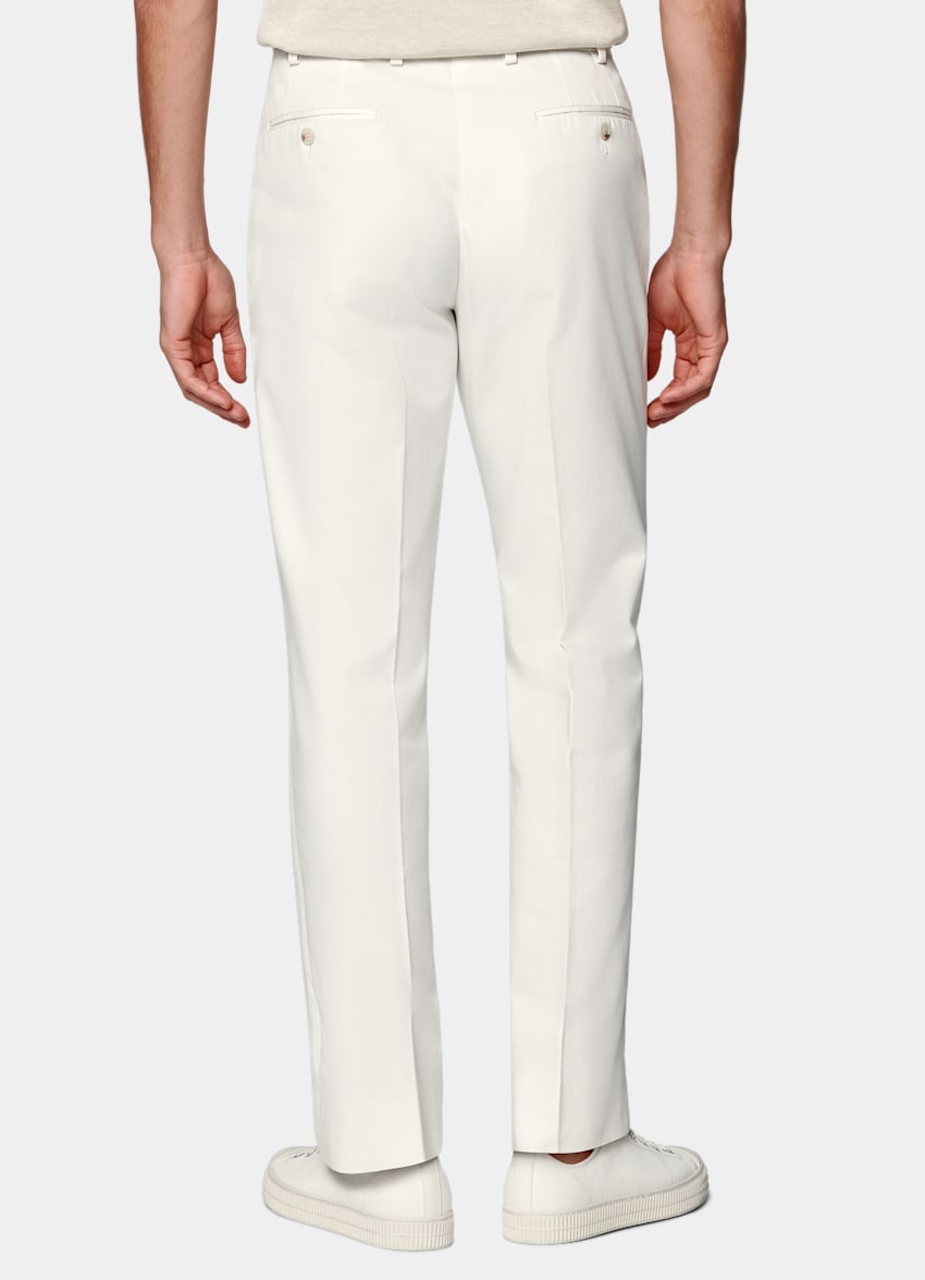 Off-White Straight Leg Pants