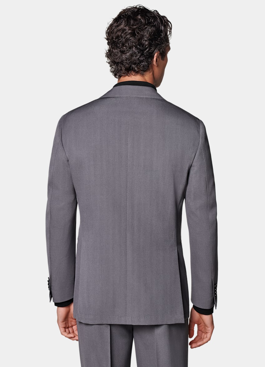 Mid Grey Relaxed Fit Roma Suit