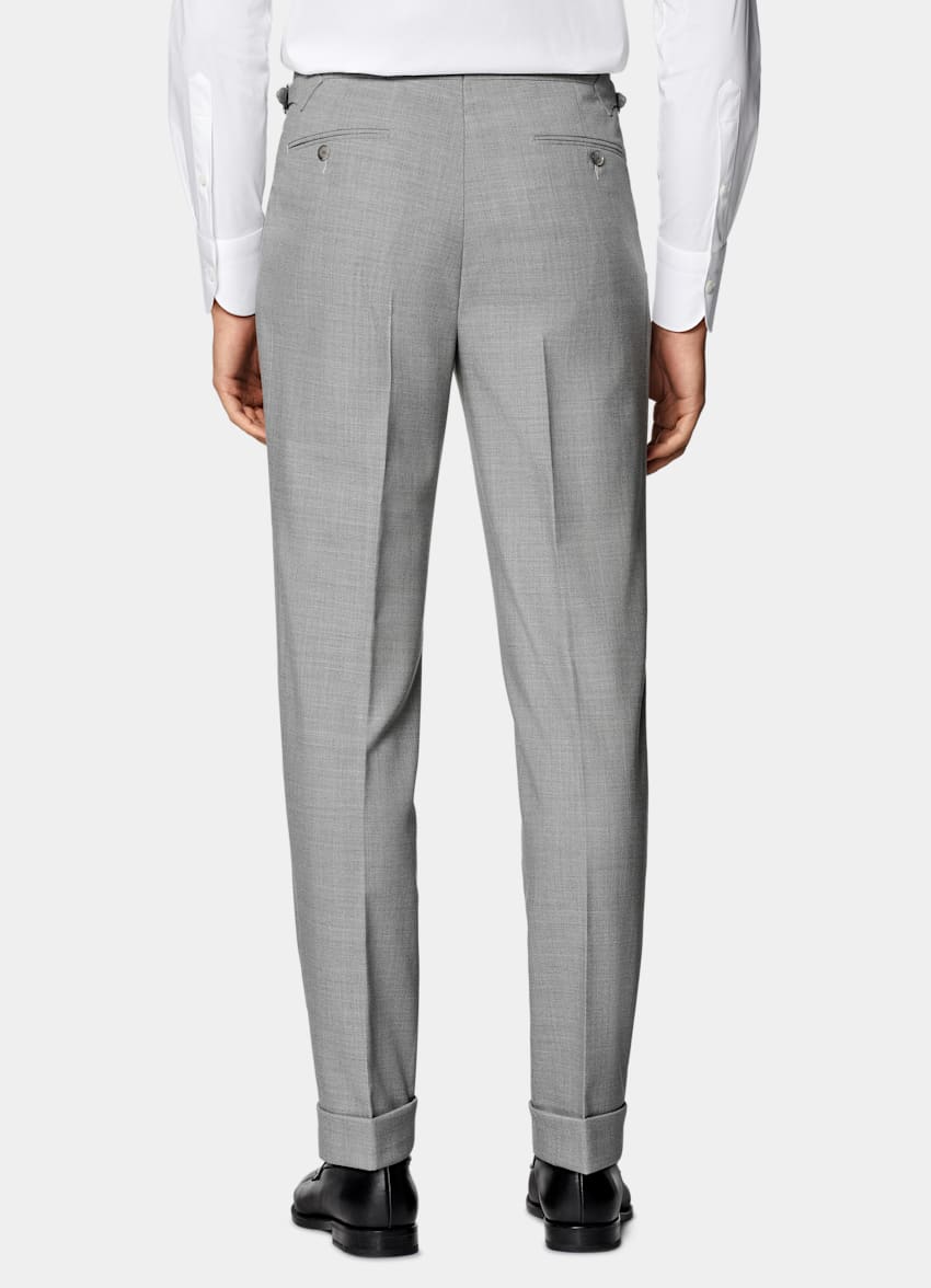 Light Grey Tailored Fit Havana Suit