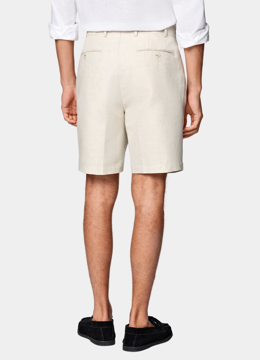 Sand Straight Leg Shorts