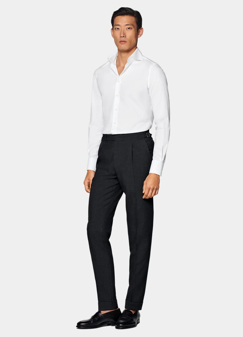White Twill Extra Slim Fit Shirt