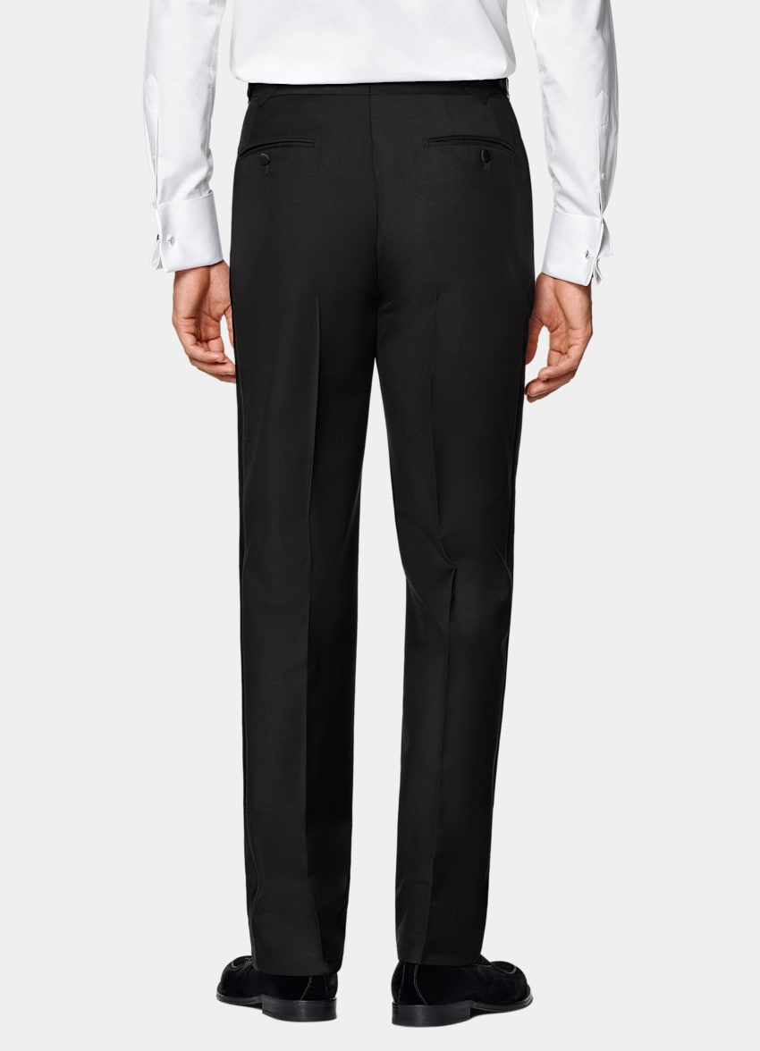 Black Three-Piece Tailored Fit Havana Tuxedo