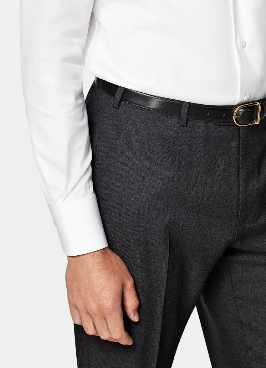 White Poplin Tailored Fit Shirt