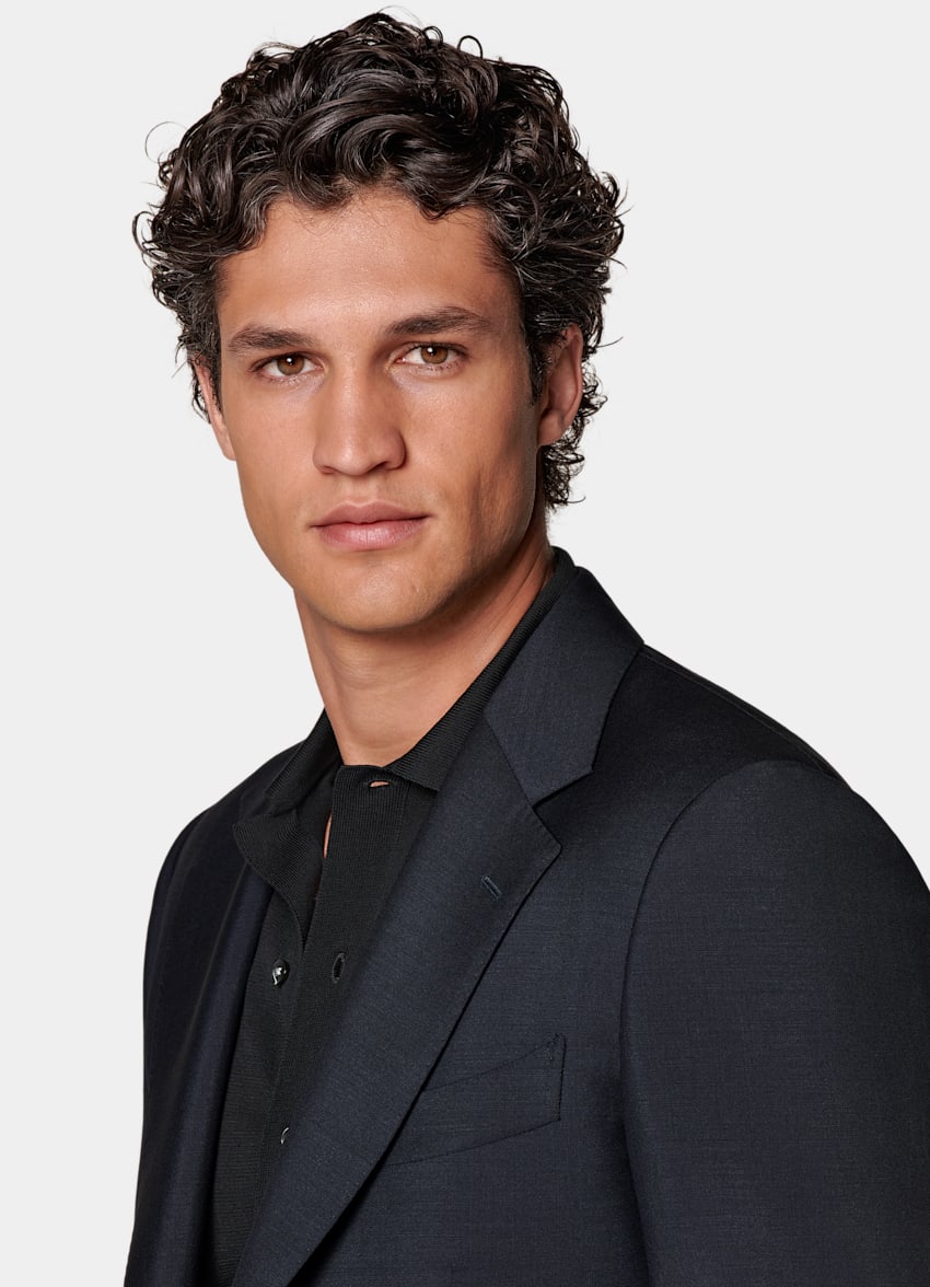 Navy Tailored Fit Milano Suit