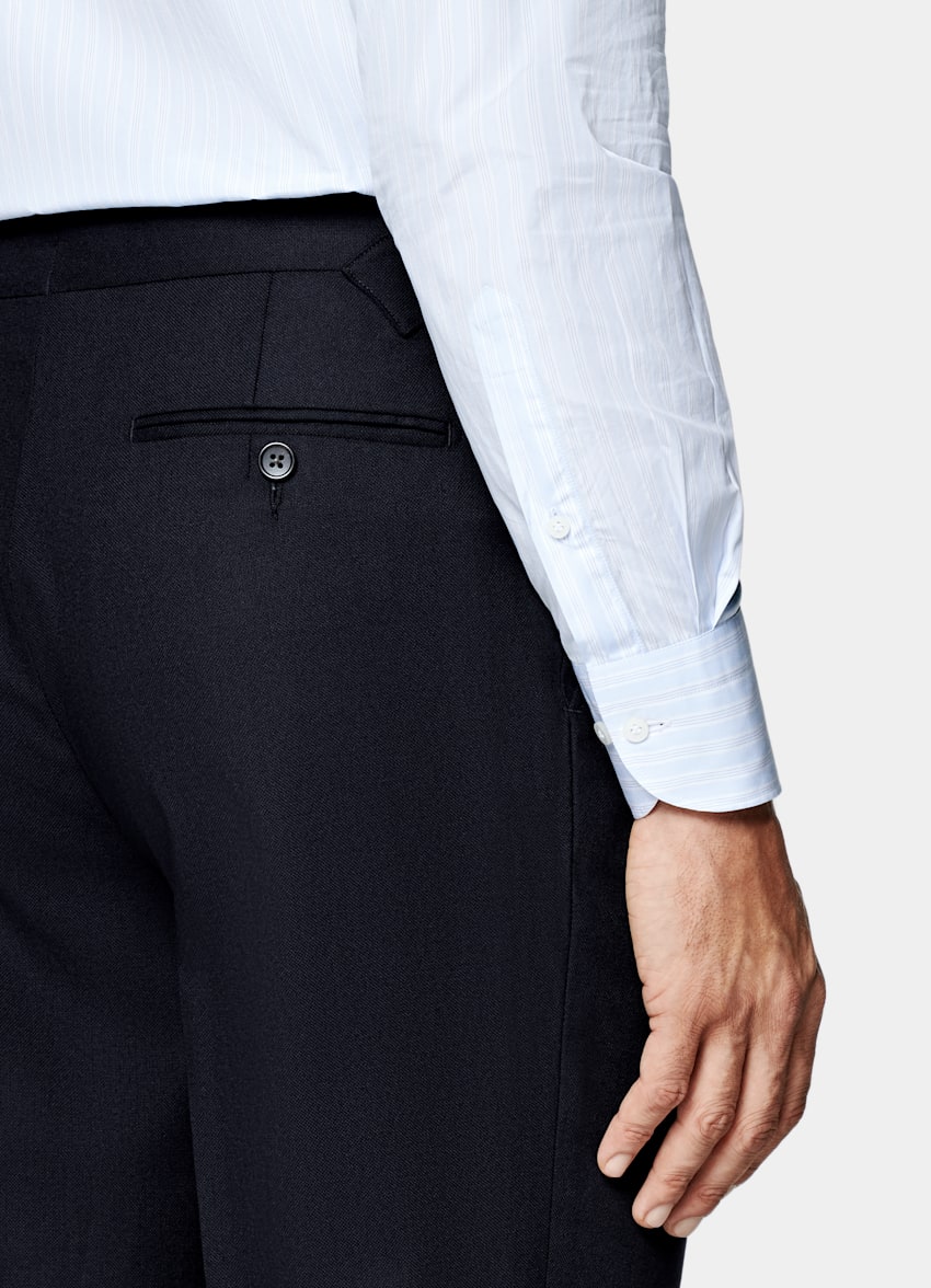 Navy Tailored Fit Havana Suit