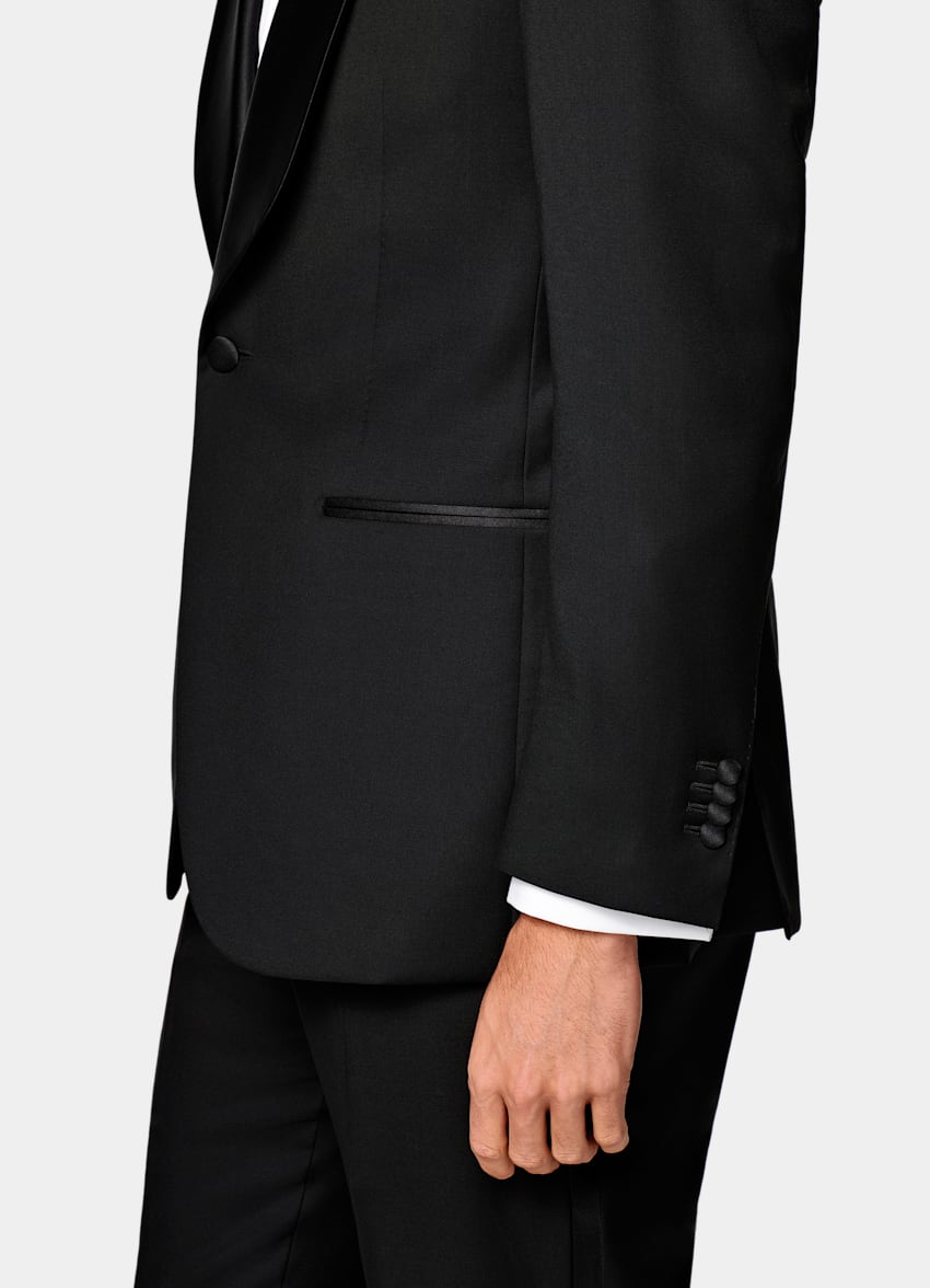 Black Tailored Fit Havana Tuxedo
