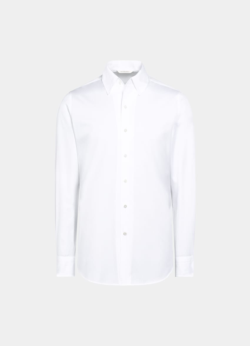 Light Blue Classic Collar One Piece Tailored Fit Shirt
