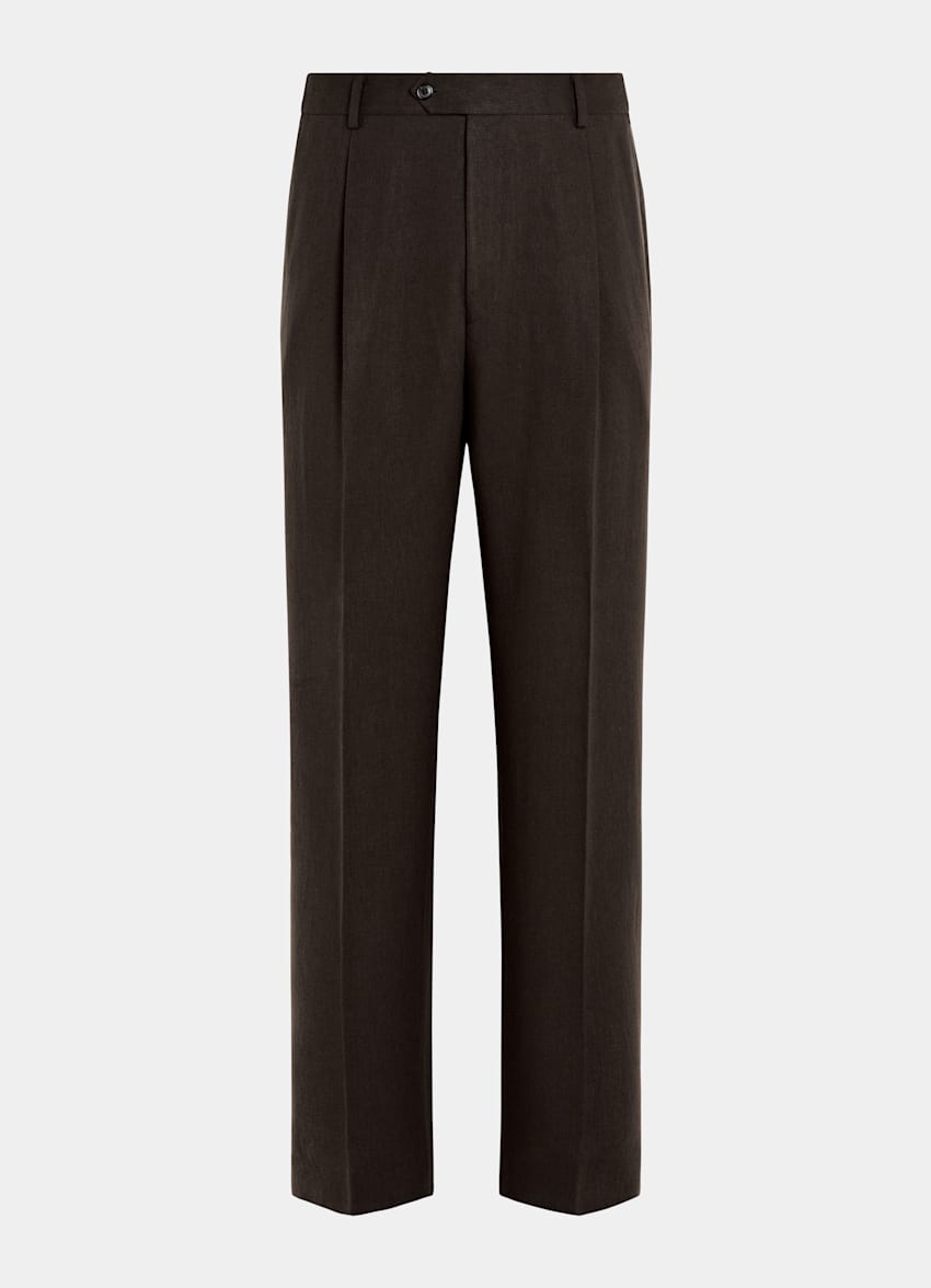 Mid Brown Tailored Fit Milano Suit