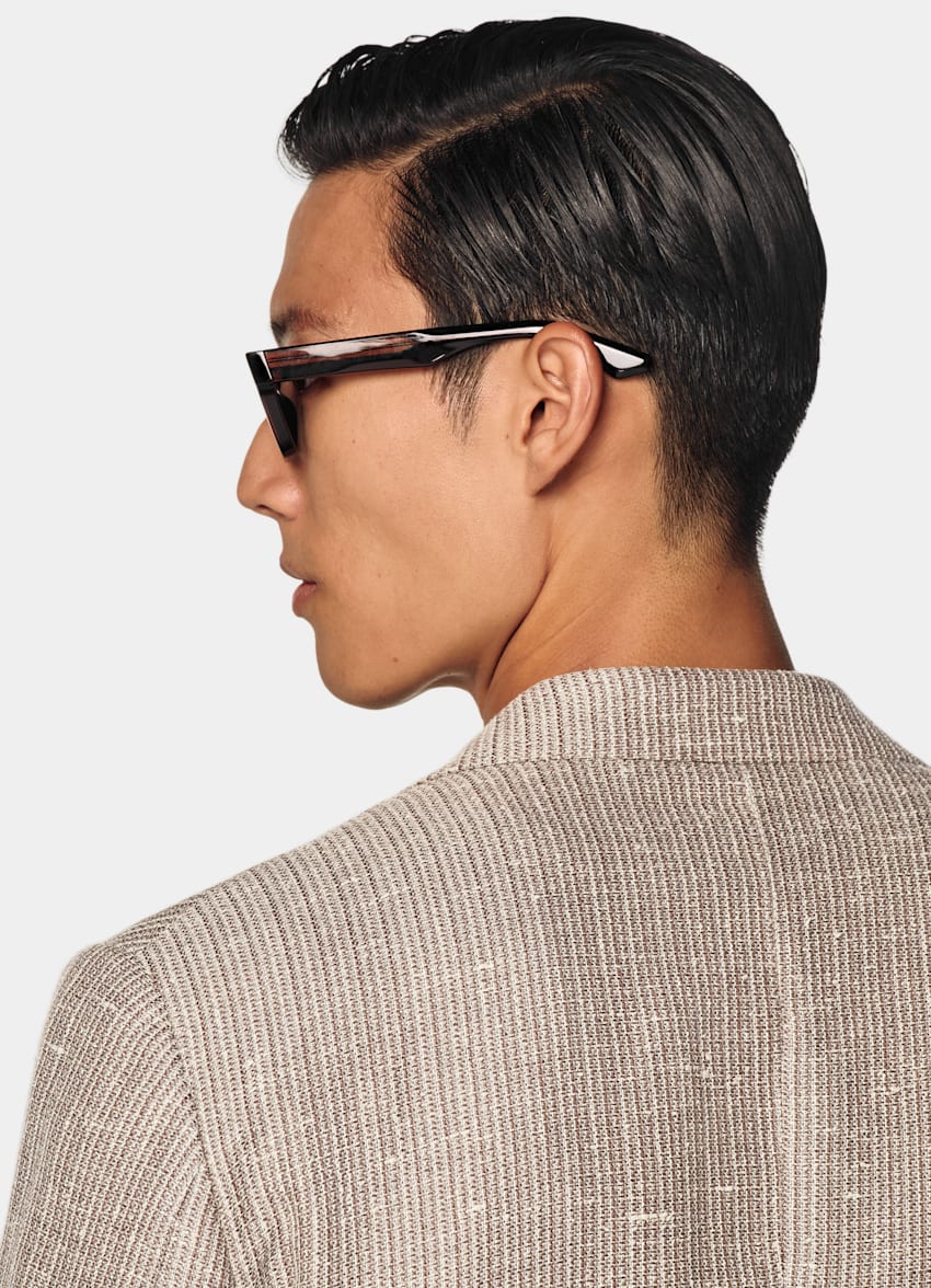 Taupe Relaxed Fit Roma Blazer