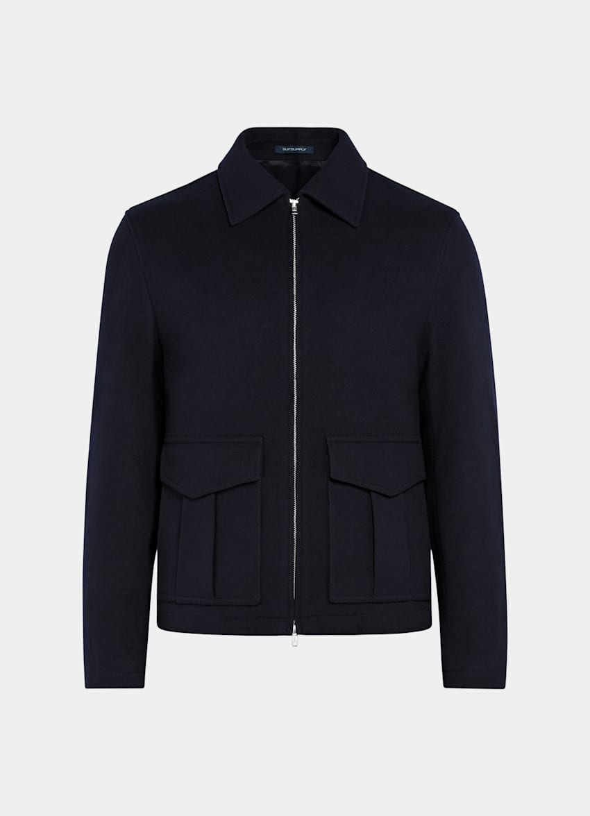 Navy Bomber Jacket
