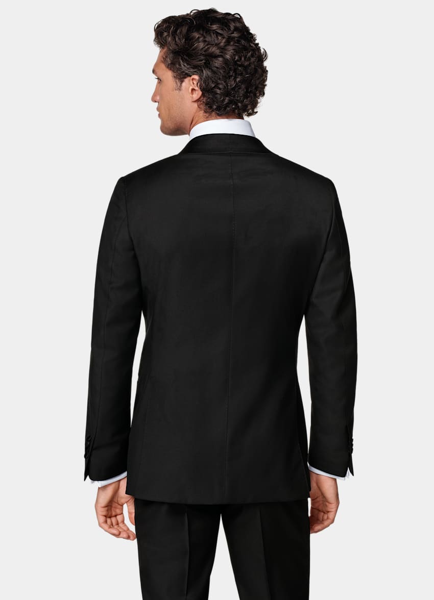 Black Tailored Fit Havana Dinner Jacket