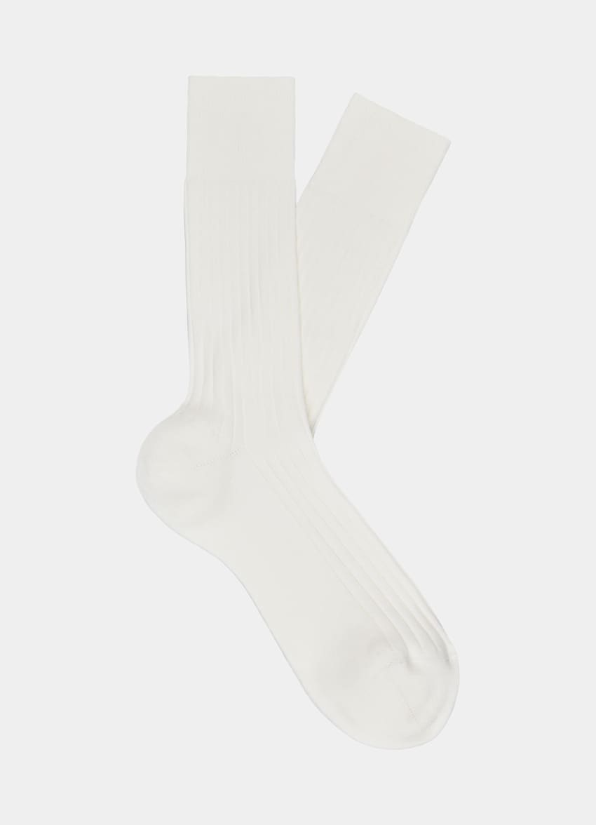 Dark Grey Ribbed Regular Socks