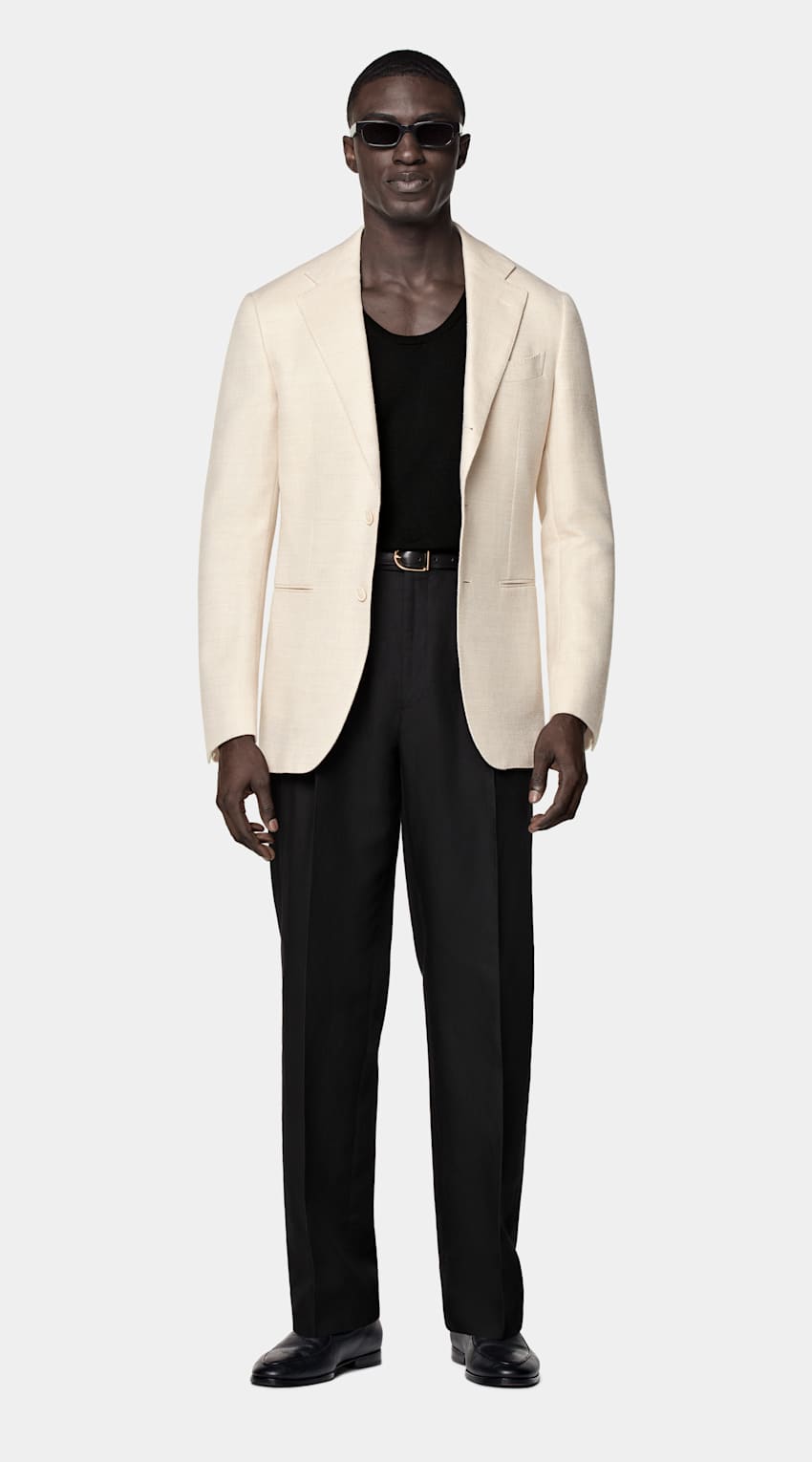 Sand Tailored Fit Havana Blazer